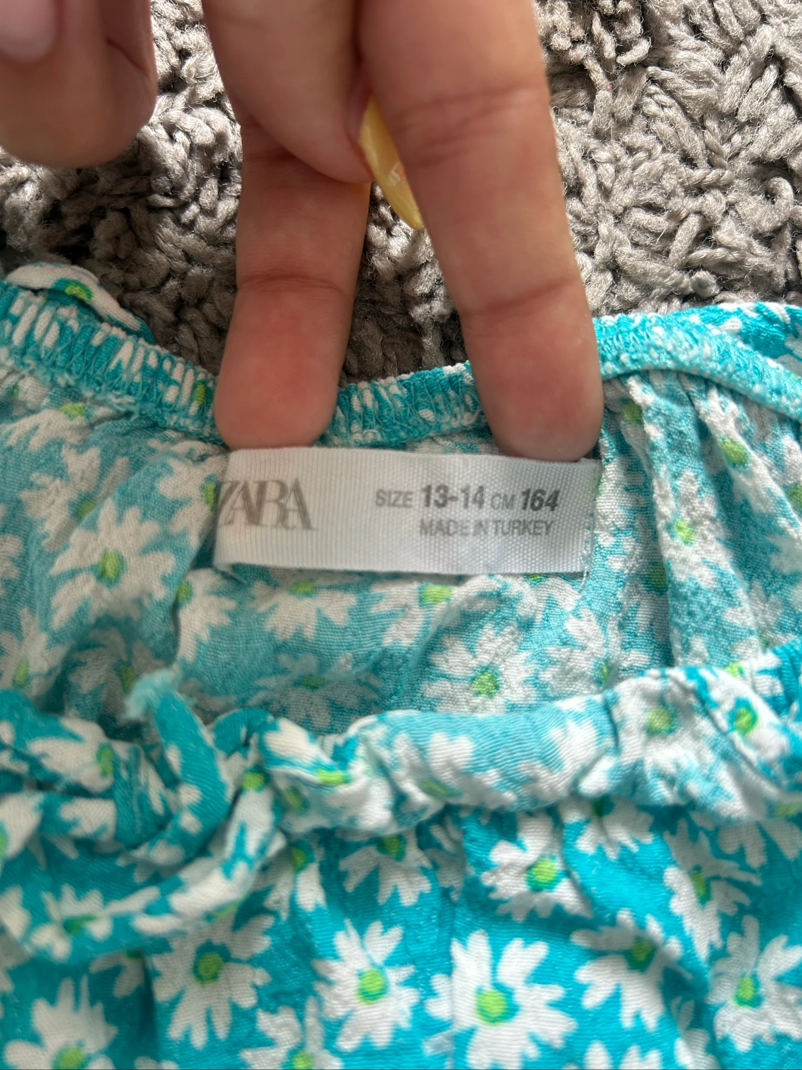 Blue floral top – photo 4